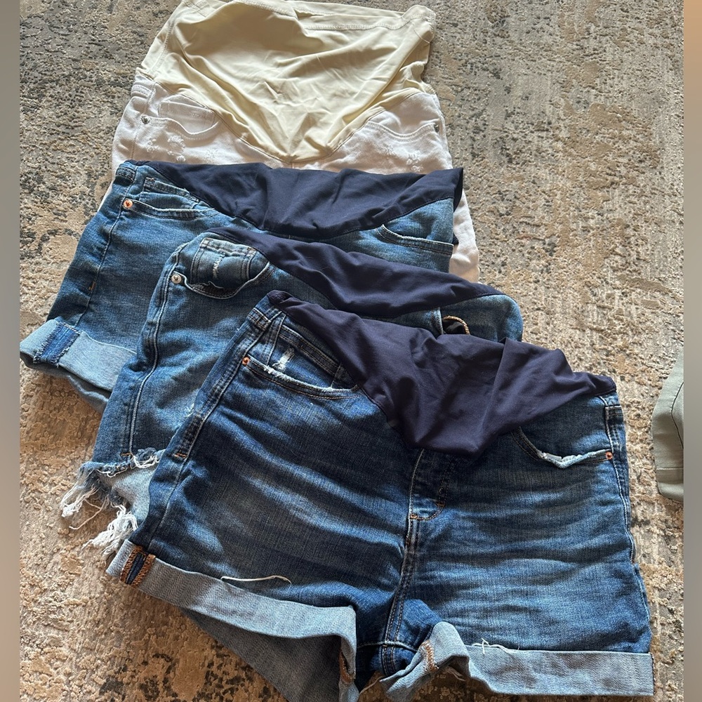 Pinkblush Maternity Jean Shorts